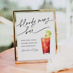Affiche Panneau de bar Bloody Mary EVERLEIGH