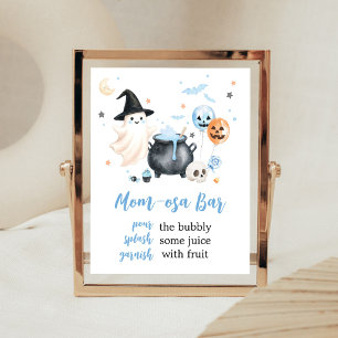 Affiche Panneau de bar de maman Osa Little Boo fantôme ble