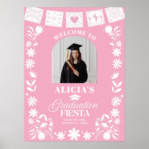 Affiche Panneau de bienvenue 18x24 C188 Rose Pâle Talavera