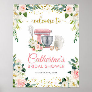 Affiche Panneau de bienvenue au Floral Kitchen Bridal Show