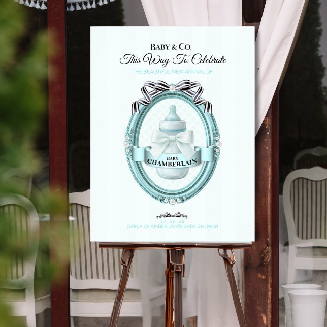 Affiche Panneau de bienvenue Baby & Co. (Créateur téléchargé)