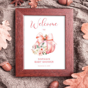 Affiche Panneau de bienvenue Baby Shower avec jolis petits