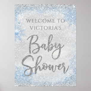 Affiche Panneau de bienvenue Baby Shower Conte de fées d'h