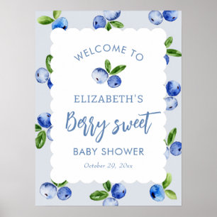Affiche Panneau de bienvenue Baby Shower pour garçon au do