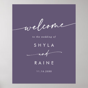 Affiche Panneau de bienvenue de mariage DIY chic bohème pr