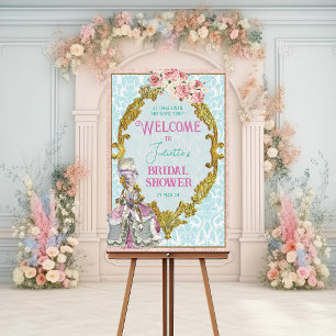 Affiche Panneau de bienvenue de Marie Antoinette