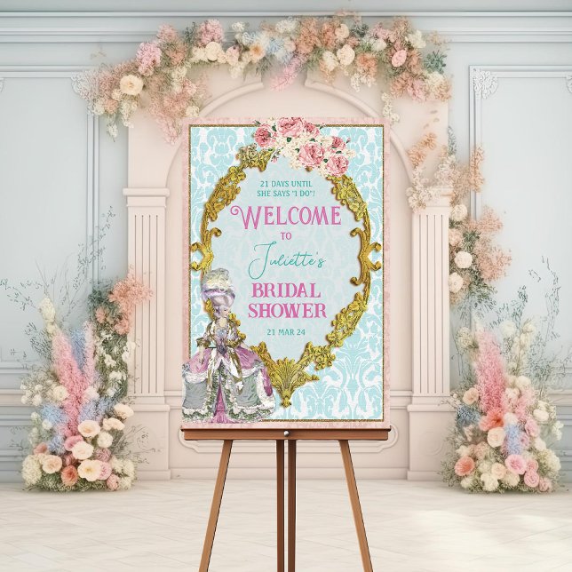 Affiche Panneau de bienvenue de Marie Antoinette (Créateur téléchargé)