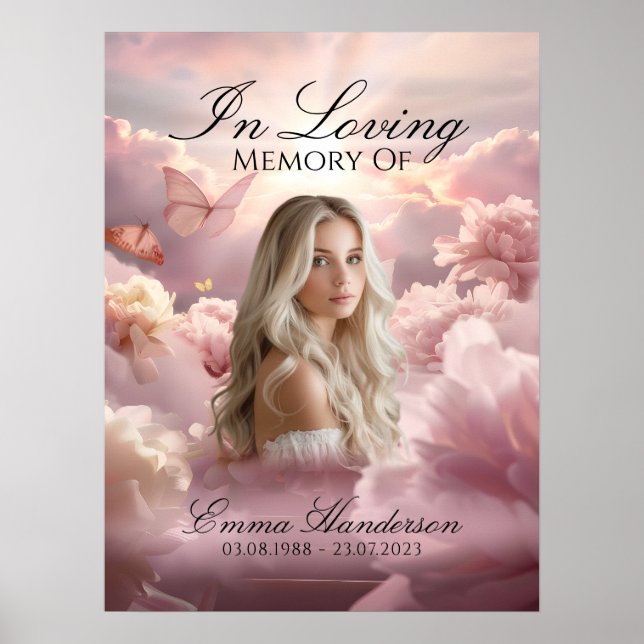 Affiche Panneau de bienvenue du Jardin papillon (Devant)