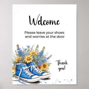 Affiche Panneau de bienvenue hôte de location à court term