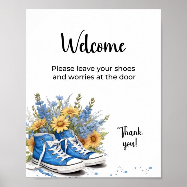 Affiche Panneau de bienvenue hôte de location à court term (Devant)