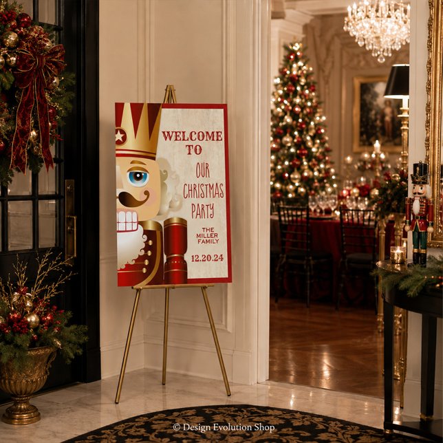 Affiche Panneau de bienvenue Noël Casse-Noisette (Créateur téléchargé)