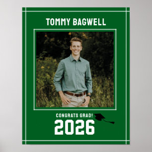 Affiche Panneau de bienvenue personnalisé LETTERMAN GRAD G