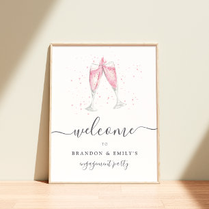Affiche Panneau de bienvenue personnalisé pour événement a