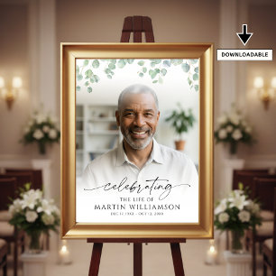 Affiche Panneau de bienvenue photo botanique célébrant la 