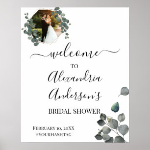 Affiche Panneau de bienvenue pour Baby Shower de mariage a