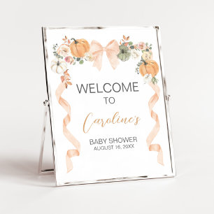 Affiche Panneau de bienvenue pour Baby Shower sur le thème