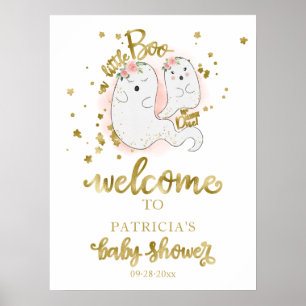 Affiche Panneau de bienvenue pour la baby shower d'Hallowe