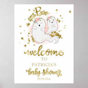 Affiche Panneau de bienvenue pour la baby shower d'Hallowe