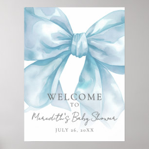 Affiche Panneau de bienvenue pour la baby shower Thème Arc