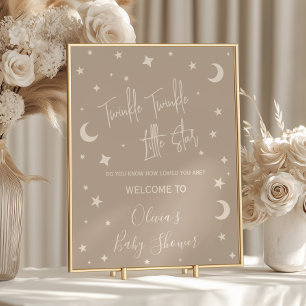 Affiche Panneau de bienvenue pour la douche Twinkle Twinkl