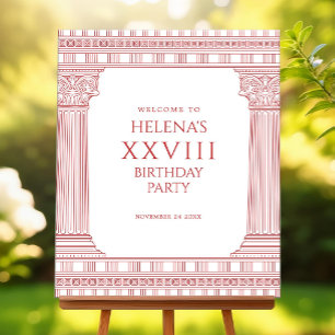 Affiche Panneau de bienvenue pour la fête de la déesse