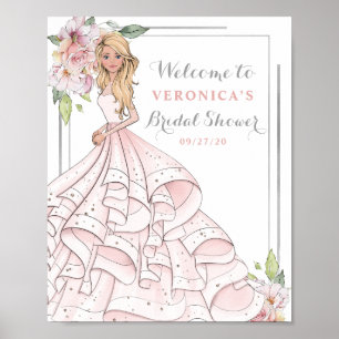 Affiche Panneau de bienvenue pour la fête de mariage de la