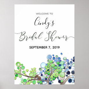 Affiche Panneau de bienvenue pour la fête de mariage - For