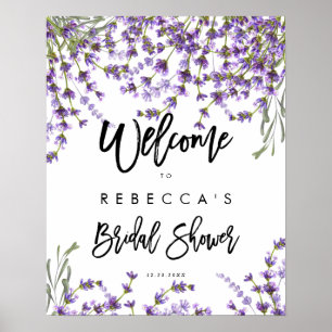 Affiche panneau de bienvenue pour la fête prénuptiale aux