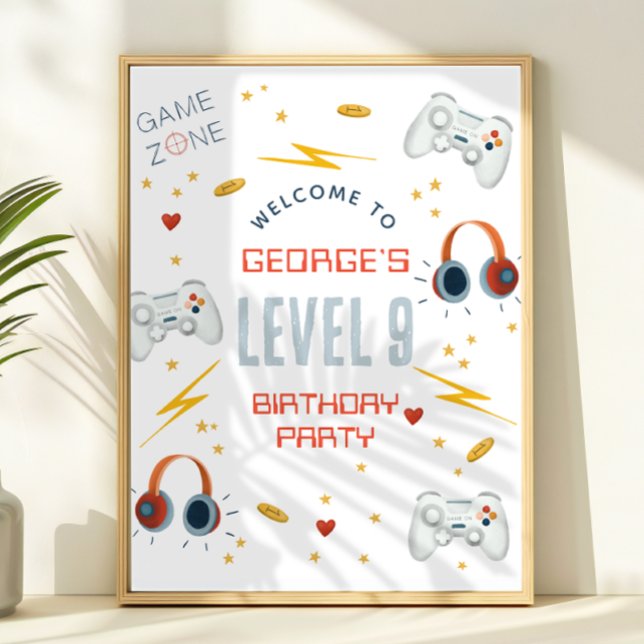 Affiche Panneau de bienvenue pour l'anniversaire des garço (Créateur téléchargé)