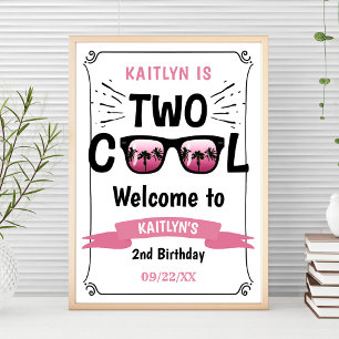 Affiche Panneau de bienvenue pour les 2 ans de Two Cool Gi