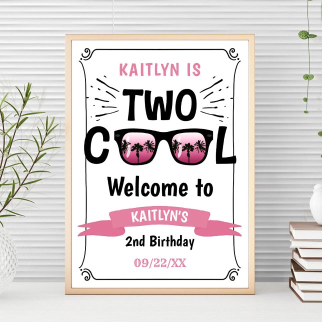 Affiche Panneau de bienvenue pour les 2 ans de Two Cool Gi (Créateur téléchargé)