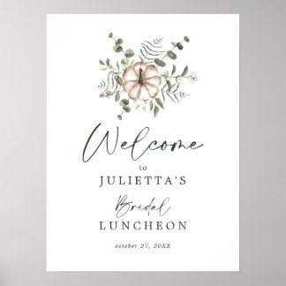 Affiche Panneau de bienvenue pour un déjeuner de mariage r