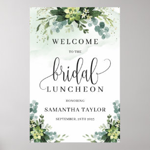 Affiche Panneau de bienvenue pour un lunch de mariage avec