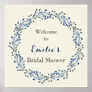 Affiche Panneau de bienvenue pour une baby shower de maria