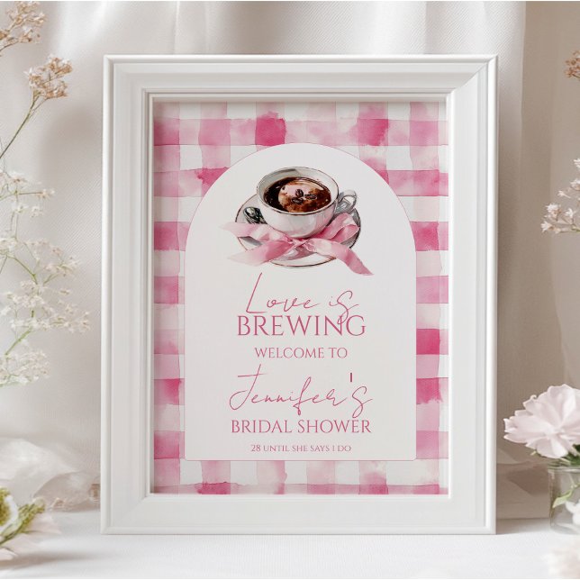 Affiche Panneau de bienvenue pour une baby shower de maria (Créateur téléchargé)