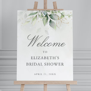 Affiche Panneau de bienvenue pour une baby shower de maria