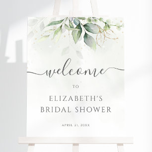 Affiche Panneau de bienvenue pour une baby shower de maria