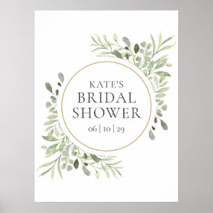 Affiche Panneau de bienvenue pour une baby shower de maria