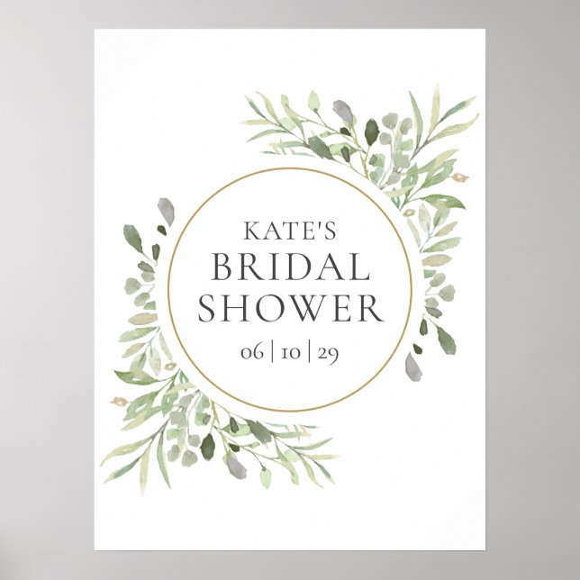 Affiche Panneau de bienvenue pour une baby shower de maria (Devant)