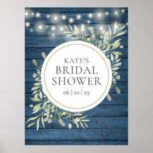 Affiche Panneau de bienvenue pour une baby shower de maria