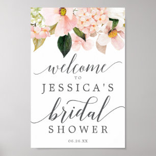 Affiche Panneau de bienvenue pour une baby shower sur le t