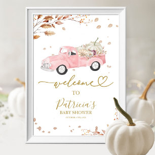Affiche Panneau de bienvenue pour une baby shower sur le t