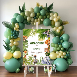 Affiche Panneau de bienvenue pour une baby shower sur le t