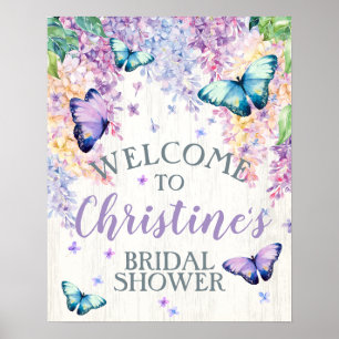 Affiche Panneau de bienvenue pour une baby shower sur le t
