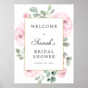 Affiche Panneau de bienvenue pour une baby shower sur le t