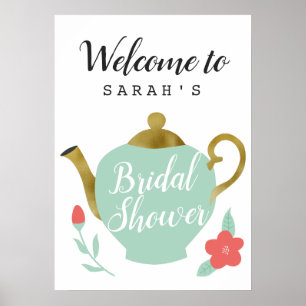 Affiche Panneau de bienvenue pour une Baby Shower sur le t