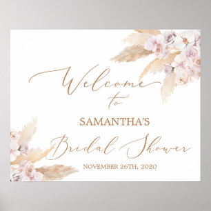 Affiche Panneau de bienvenue pour une Baby Shower thème he