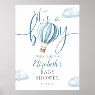 Affiche Panneau de Bienvenue pour une Baby Shower Thème Mo