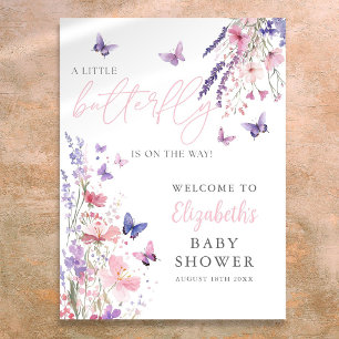 Affiche Panneau de bienvenue pour une baby shower thème pe