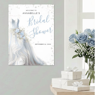 Affiche Panneau de bienvenue pour une élégante robe de mar